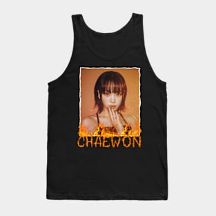 Chaewon Le Sserafim Flame Tank Top